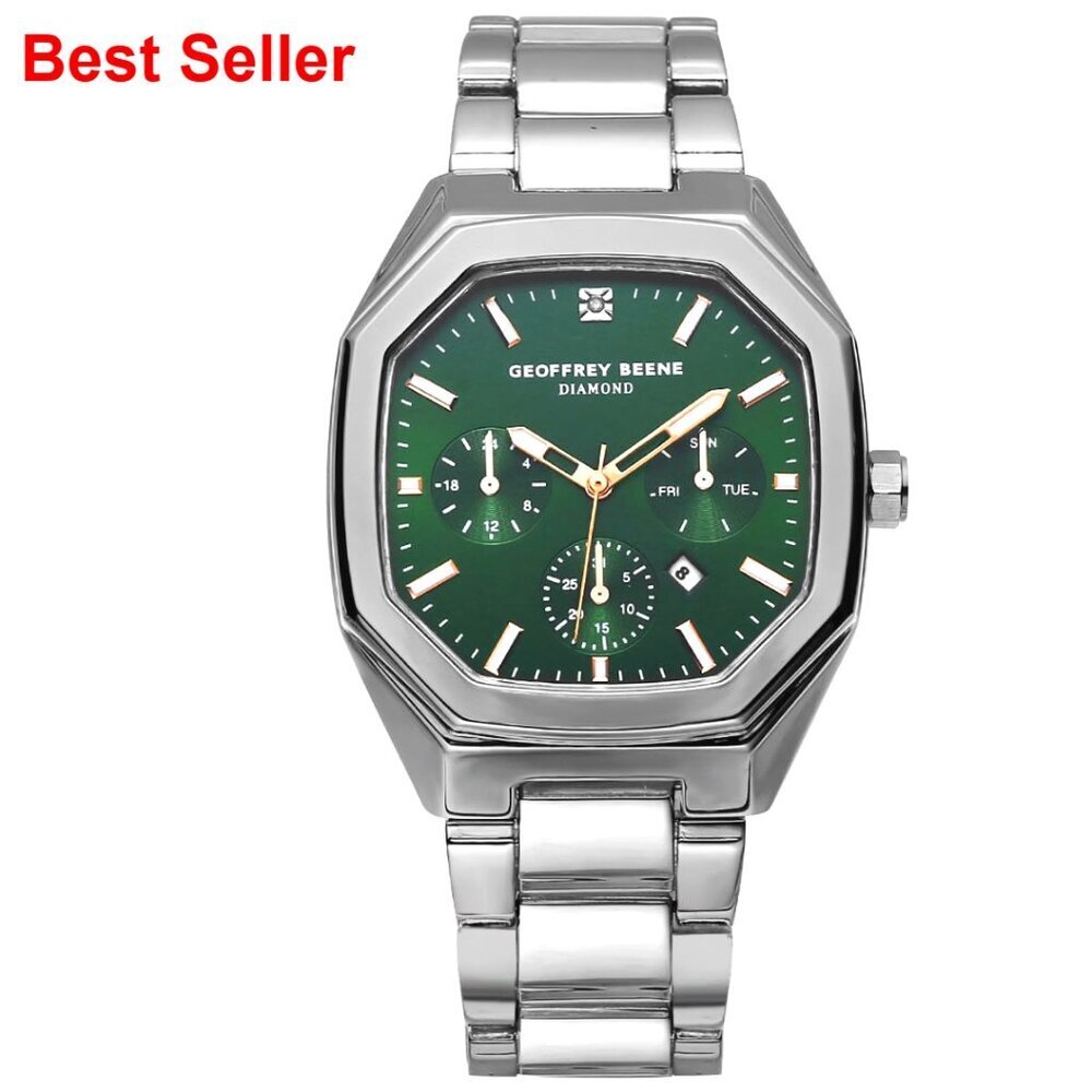 Metal Dress Watch Quartz Movement Water-Resistant Silver